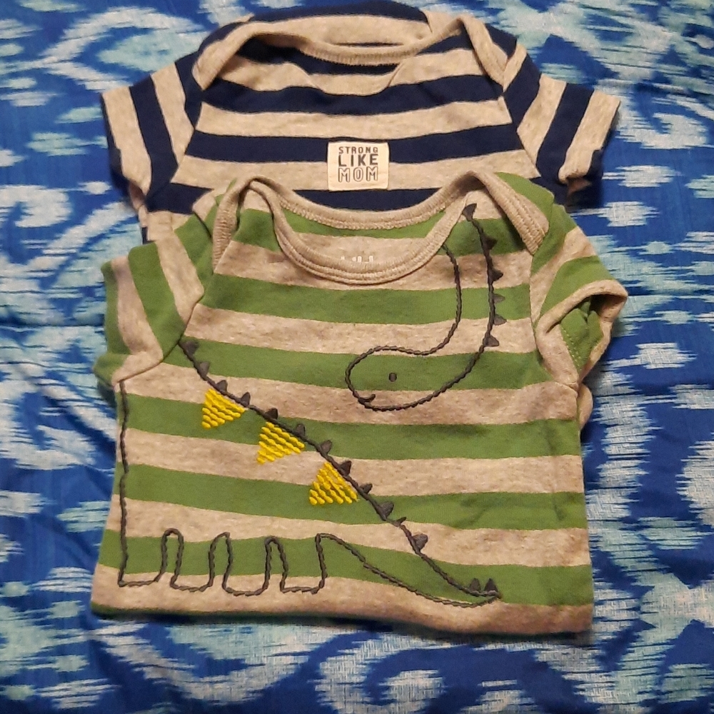 2 baby onesie